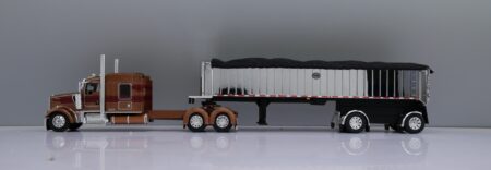 60-2099 Bronze/Red Kenworth W900L w/End Dump