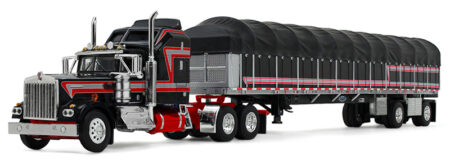 60-2056 Black/Red Kenworth W900A w/Covered Wagon