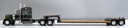 60-2161 Gunmetal Gray/Black/Lime Peterbilt 379 w/Lowboy