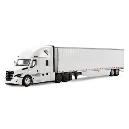 60-2087 White Freightliner Cascadia Raised Roof w/Van