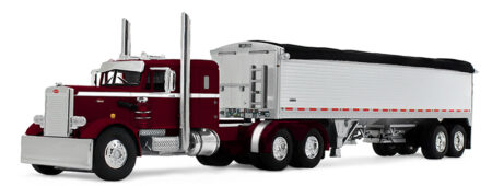 60-2218 Dark Cherry & White Peterbilt Model 351 w/Hopper