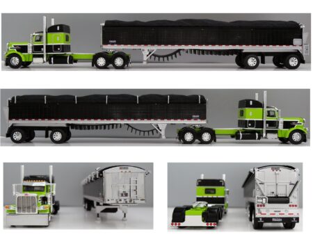 60-2226 Green/Black Peterbilt 389 w/Belt Trailer