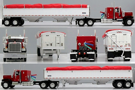 60-2237 Red w/Black Fenders GMC General w/Hopper