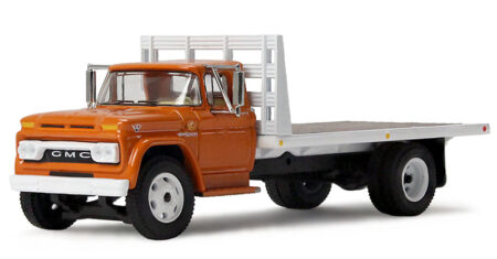 60-2259 Omaha Orange GMC 4000 Flatbed Truck