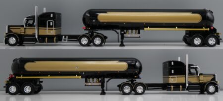 60-2246 Black/Gold Peterbilt 589 w/LP Tanker