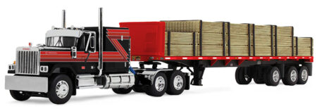 60-2344 Black with Red Stripes GMC General w/Flatbed