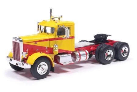 U64TR012 1963 Peterbilt 281 Yellow and Red
