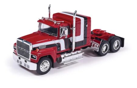 U64TR014 1978 Ford LTL-9000 Red w/Black and White Stripes